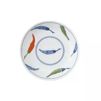 Nishiki chili pepper small plate 13.5cm AM-NTOUK40