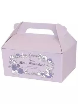 Nishiki Kasei Ящик для хранения Алиса в стране чудес Ширина x Глубина x Высота см Ящик для сладостей Косметика Аксессуары Сделано в Японии Торт 15 Прибл.. 15,5 11,5 12,5