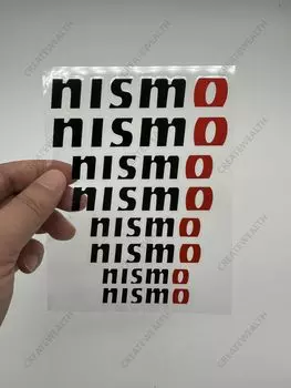 nismo Nissan Caliper Sticker Термостойкая наклейка Cool Rake Caliper Cover Водонепроницаемая наклейка Brake Caliper (черный)