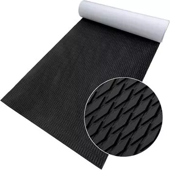 Nisorpa EVA Boat Deck Sheet Deck Mat Yacht Mat 220 см x 60 см x 5 мм EVA Mat Flooring Sheet For Marine Floor Carpet Easy to Cleaning Diamond Shape Self Adhesives