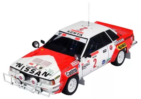 Nissan 240RS BS110 1984 Safari Rally Plastic Model BX24041 Platz/BEEMAX 1/24