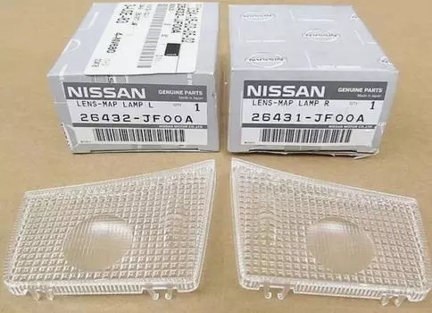 NISSAN Genuine GTR GT-R R35 Left Driver Right Passenger Map Light Lamp Lens