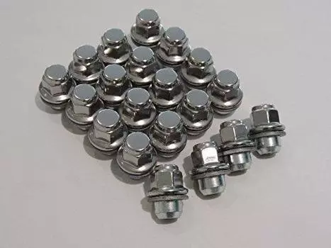 NISSAN Genuine Nissan Genuine Aluminum Wheel Nuts 20 Pieces M12 x Flat Nut Cap Nut Fairlady Z Z34 1.25 H20.12~