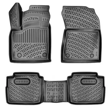 Ниссан Х-Трейл (После 2022 года) Высококачественные и прочные резиновые автомобильные коврики — без запаха, нескользящие, долговечные.