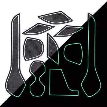 Nissan New Leaf 2-го поколения ZE1 Нескользящий коврик LEAF 2017- Текущий карманный коврик Резиновый коврик Детали салона Коврик консоли Противоскользящий коврик Аксессуары (белый)