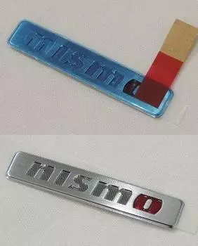 NISSAN NISSAN NISMO NISMO Табличка с именем, серебристая NISMO Z NISMO Note Interior 10 мм x 47 мм Наклейка Наклейка Размер: Прибл.