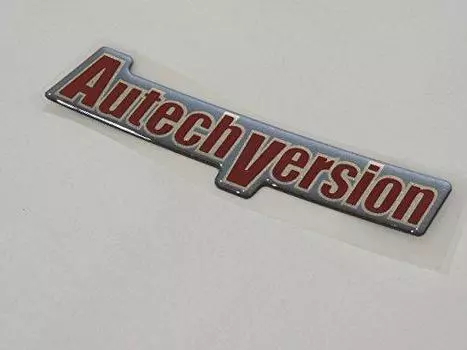 NISSAN NISSAN Оригинальная эмблема Nissan Тип пасты 4 см x 16 см Наклейка Уплотнение Autech Stagea Ремонтные детали для замены износа [версия Autech] Размер