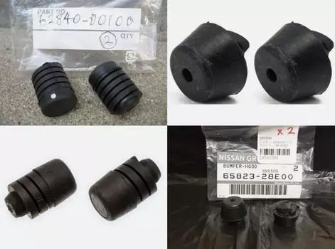 Nissan OEM GENUINE180SX/240SX RPS13 капот бампер накладка защитная резиновая комплект