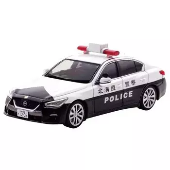 Nissan Skyline GT от RAI 1/43 (V37) 2021 г. Транспортное средство дорожного управления полиции Хоккайдо (62-й класс) Готовый продукт H7432101