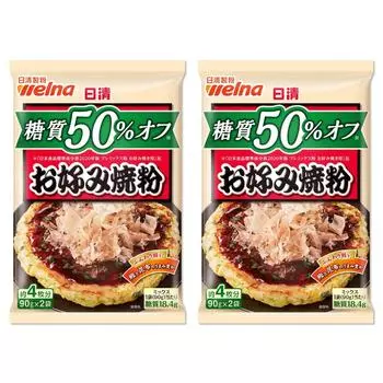 Nisshin Seifun Verna off carbohydrates Okonomiyaki flour 180g x 2 pieces 50%