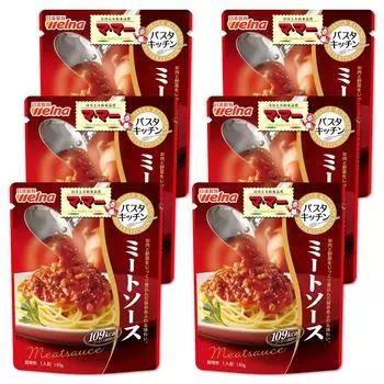 Nisshin Seifun Welna Ma Ma Паста Kitchen с мясным соусом 140г х 6 шт.