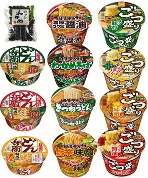 Nissin Donbei Special Series 3 типа x 4 комплекта (Восток) (12 приемов пищи)