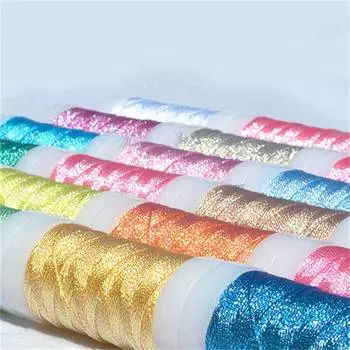 Нить башни Цветная нить Браслет из красной веревки Яркая цветная витая нить Нефритовая нить Цветная вышитая нить 90m