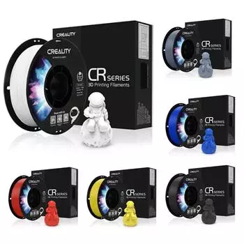Нить для 3D-принтера Creality ABS-нить 1,75 мм, не запутывается, сильное склеивание, выступ, производительность, точность размеров, 1 кг/катушка Blue