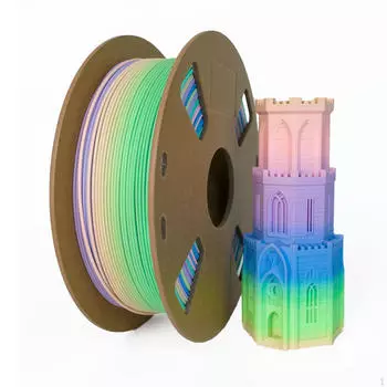 Нить для 3D-принтера Pla, катушка 1 кг, простые в использовании аксессуары, высокая производительность, многоцветный премиум-класса Style A