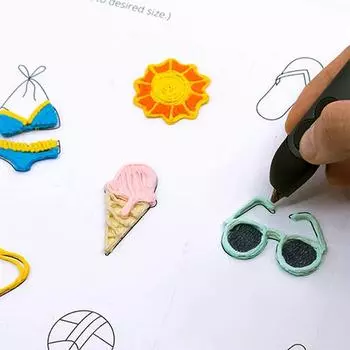 Нить для 3D-ручки 12 цветов 1,75 мм 3 м на цвет Материалы для 3D-печати 10*20*20