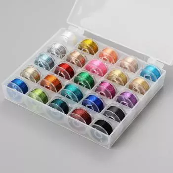 Нить для ручного вязания своими руками, металлическая нить для вышивания, набор из 25 цветов