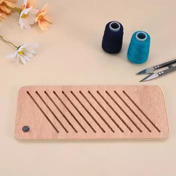 Нить для вышивания, держатель для ниток, ленты, деревянная шпульная стойка, держатель для вышивки крестом A