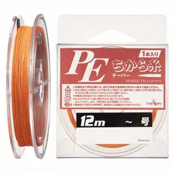 Нить YAMATOYO Line PE Power 12м x 1 Оранжевая 1-7.