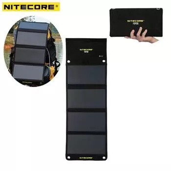NITECORE FSP30 30 Вт Портативная солнечная панель Водонепроницаемая маленькая солнечная батарея USB-C PD 18 Вт Быстрое зарядное устройство для телефона Кемпинг Туризм Верховая езда