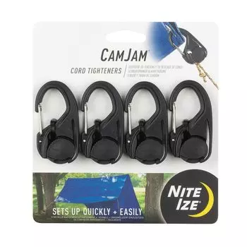 NITEIZE CamJam Rope Flexible Easy Rope Length Rope Tent Accessory Tightener, Fitting, Adjustment, Tensioner,