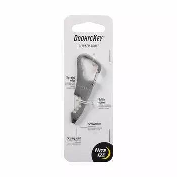 NITEIZE Doohickey Clip Key Silver Genuine KMTCK-11-R3 (Japanese Product)