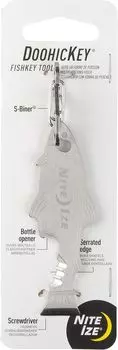 NITEIZE Doohickey Fish Key Tool Multifunctional Tool with Carabiner Genuine S-shaped KMTFKS-11-R6 (Japanese Product)