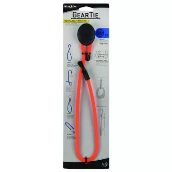 NITEIZE Gear Tie Dockable Twist 24 Inch Orange Genuine GLK24-31-R3 (Japanese Product)