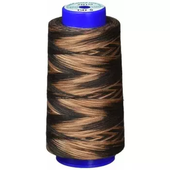 Нитки для шитья FUJIX King Colors Spun, окрашенные шаговым способом, № 60, 1500 м, 22 FK4826-5