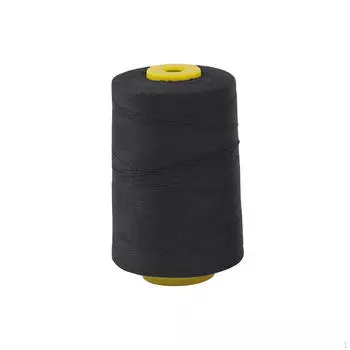 Нитки для шитья, вышивка, 3000 ярдов, полиэстер, для шитья чёрный