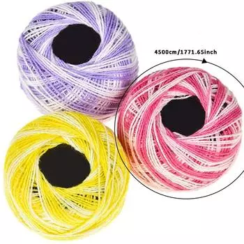 Нитки для вышивания, красочная коллекция рулонов ниток для произведений искусства и поделок, подарочная упаковка, демонстрация картин и садоводство