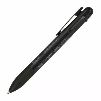 Nitoms STALOGY 4 S5706 Multi-Function Pen, Functions, 0.7 Inch, Black, чёрный