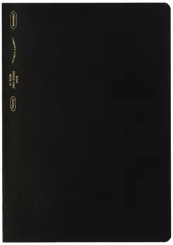 Nitoms STALOGY A5 Year S4108 Notebook, Grid, 1/2 Notebook, Black, чёрный