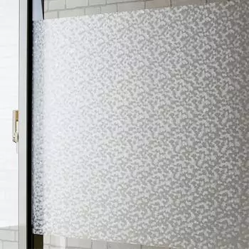 Nitoms Window Glass Privacy Leaf Pattern Blindfold Sheet Can be applied with water Made in Japan Width 45cm x Length 90cm E1634