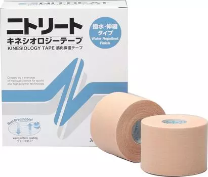 NITREAT Taping Tape для поддержки мышц, эластичная водоотталкивающая кинезиологическая лента NKH50 50 мм x 5 м 6 рулонов