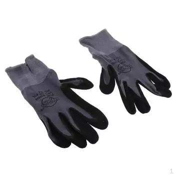 Нитриловые покрытия Защитные рабочие перчатки Износостойкие маслостойкие Дышащие, подходят для ежедневного использования M