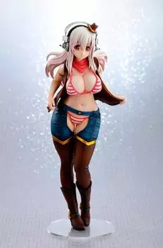 NITRO SUPER SONIC Image Girl Super Sonico ~Cowgirl~ масштаб 1/7 ПВХ окрашенная готовая фигурка