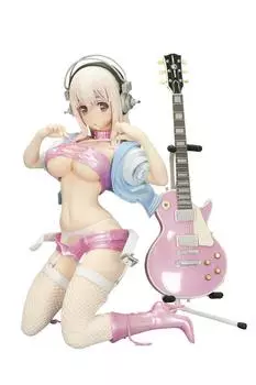 Nitro Super Sonic Sonico Bondage scale ПВХ окрашенный готовый Super ver. -Кэнди-Розовый- (1/7 продукта)
