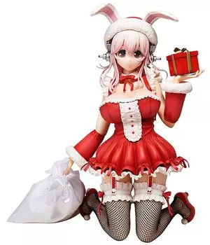 NITRO SUPER SONIC Super Sonico Санта-Клаус в масштабе из ПВХ, окрашенный в. (1/4 продукта)