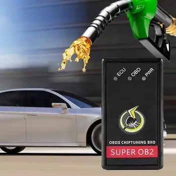 NitroOBD2 Экономия топлива Экономайзер Код Считыватель Диагностический сканер Считыватели Сканирующие инструменты Автомобильный диагностический сканер OBD экономайзер чёрный