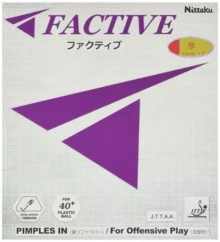 Nittaku Накладка для настольного тенниса Factive NR8720 Красный 4 (20) красный