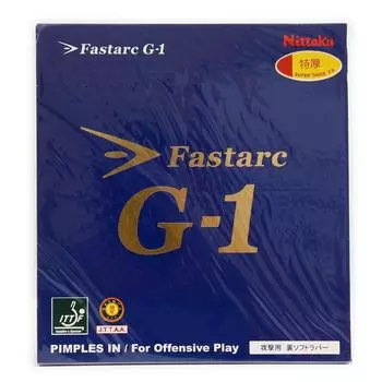 Nittaku Накладка для настольного тенниса Fastark Back Soft Tension Красная Толстая NR8702 G-1 красный