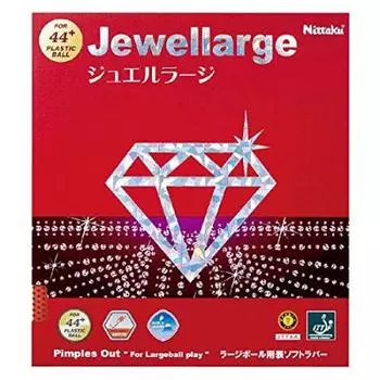 Nittaku резина для настольного тенниса Jewel Large Ball Speed Black Thick NR-8564 чёрный