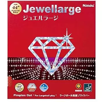 Nittaku резина для настольного тенниса Jewel Large Large Ball Speed Red Thick NR-8564 красный