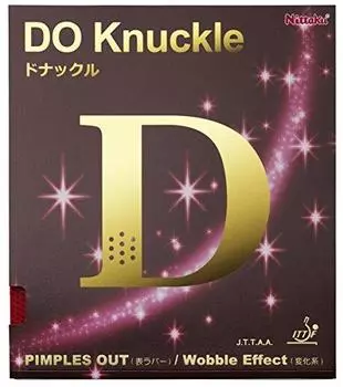 Nittaku Table Tennis Rubber Knuckle Table Soft Variable NR-8572 Red Medium