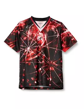 Nittaku Table Tennis Unisex Wear Game Shirt Sky Aurora Shirt Red J130 NW-2183