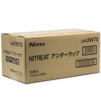 Nitto Medical Nitreat Underwrap Клейкая лента нижний рулон 70 мм x 25 м 16 рулонов UW-70 [T]