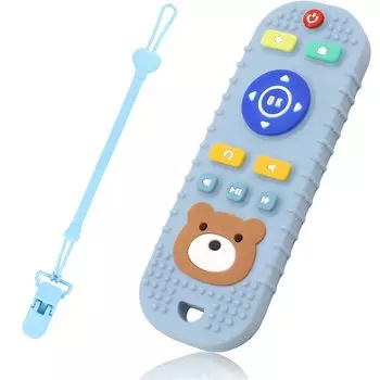 NITUTUO Remote Silicone Baby Silicone Remote Control Teething Baby Teething Silicone Educational Food Grade Pacifier, Toy, Socafer, Type, Device,