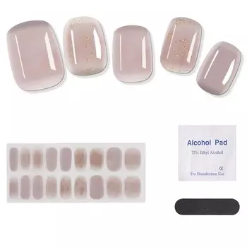 NIUANIUA Gel Nail Hardening Nail Gel Just Set of 24 Gel Nail Nail Pink Easy to Use and Easy to Remove Stickers, Type, Stickers, Nails, Stick,