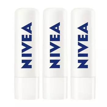 Nivea Бальзам для губ, 3 упаковки, derma SOS care